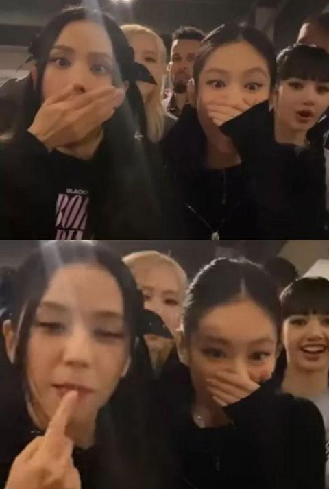 BLACKPINK见粉丝刺青全员惊到瞪大眼睛：Jennie捂嘴巴、Jisoo反应超搞笑XD 明星 第2张-剧情网