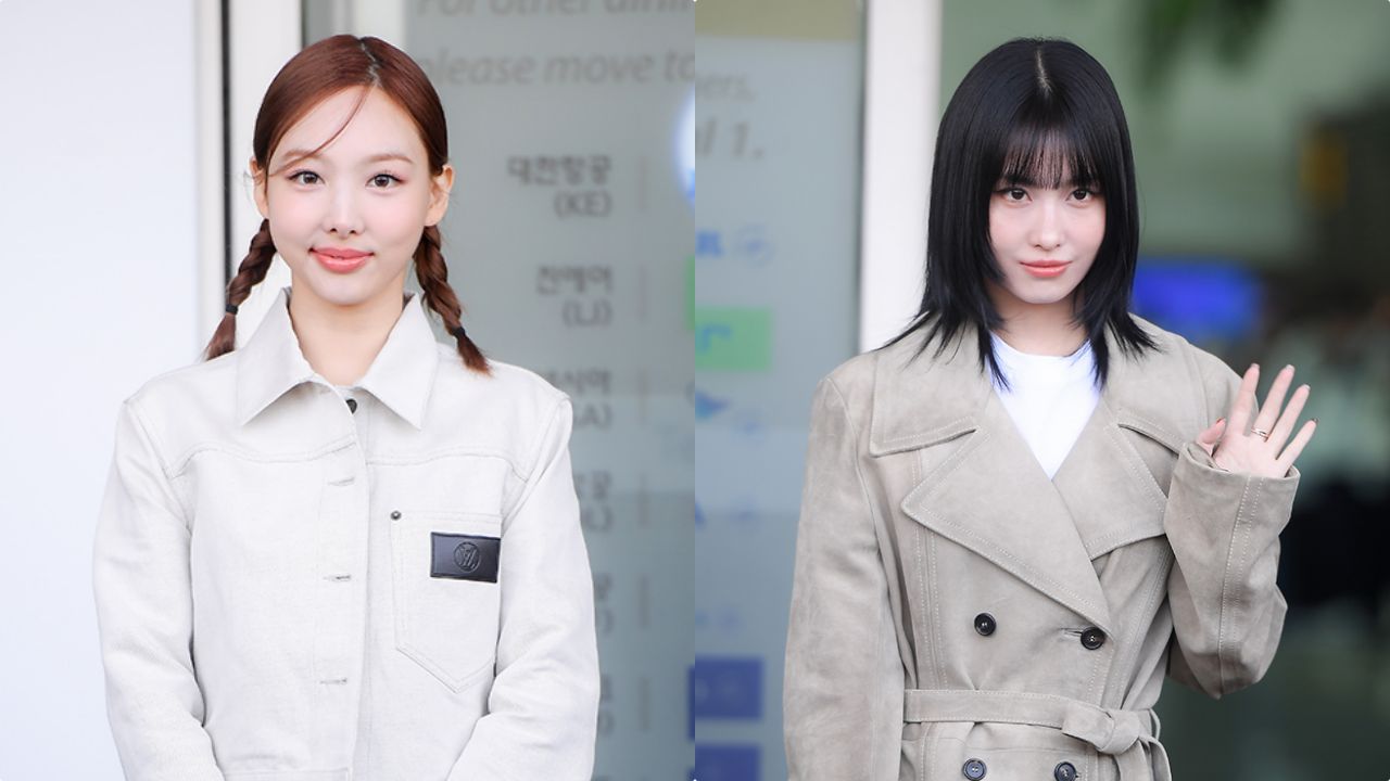 【多图】TWICE 娜琏＆MOMO 飞巴黎参加时装周！2人2色机场Look，你的取向穿搭是？ 明星 第1张-剧情网